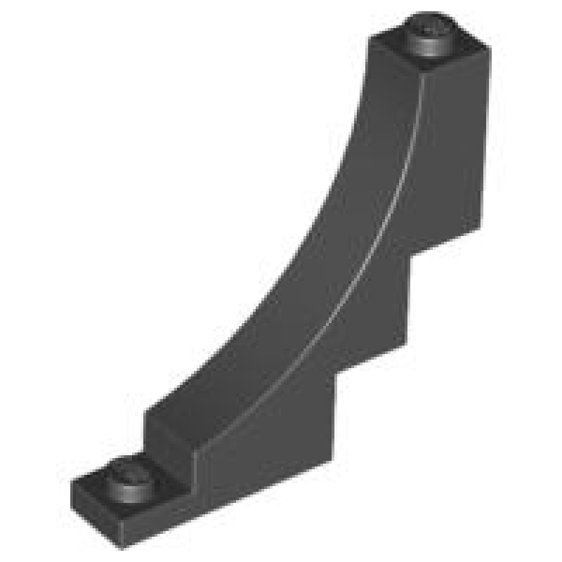 Boog 1x5x4 omgekeerd Black